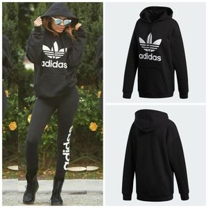 Adidas trefoil hoodie